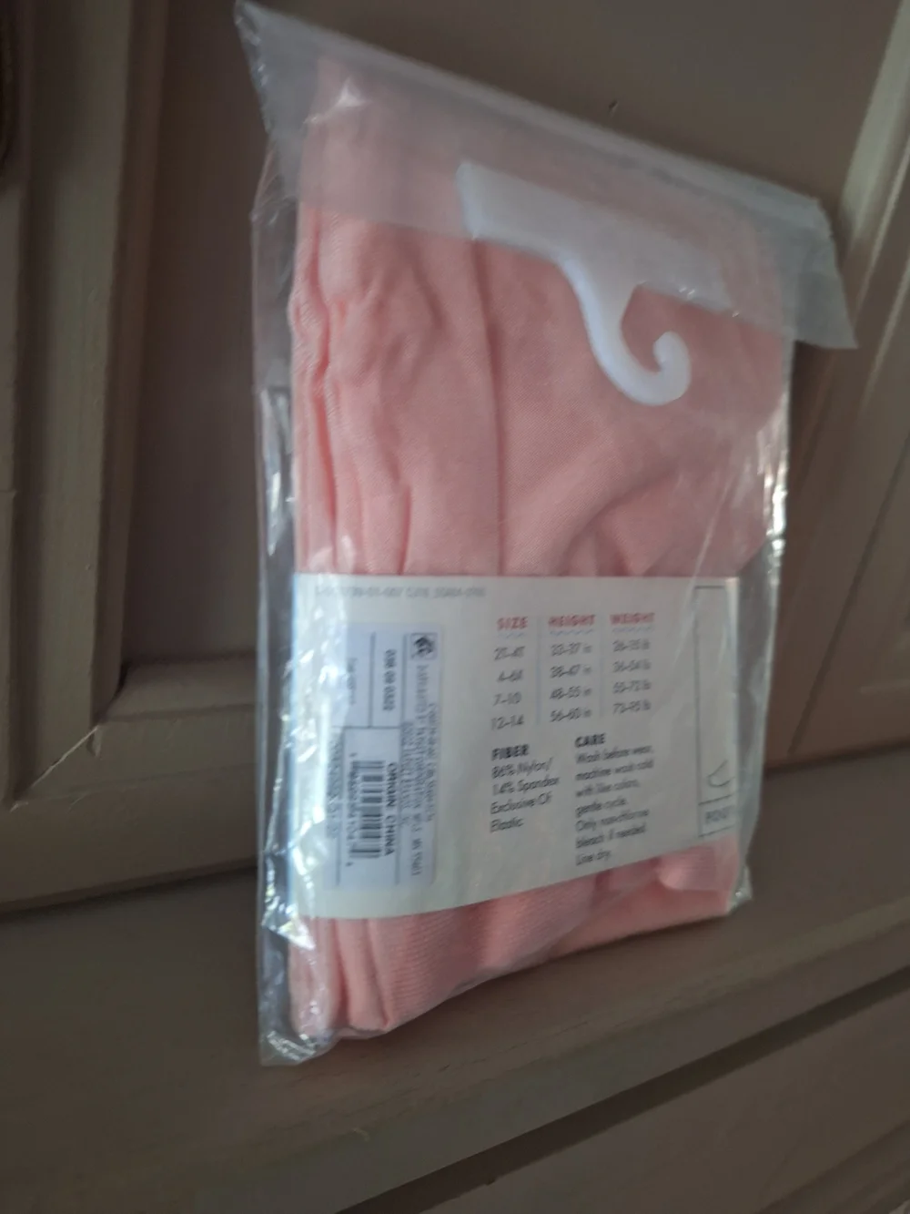Cat & Jack Pink Dance Footless Tights Size Girls Size 7-10
